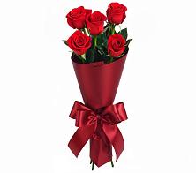 Букет 5 Красных роз Эдлесс Лав в Подтёсово