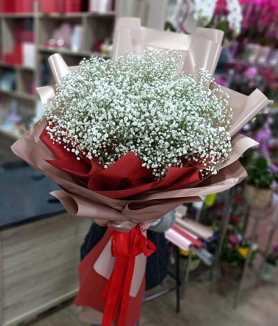 Букет цветов из: Гипсофила в Подтёсово