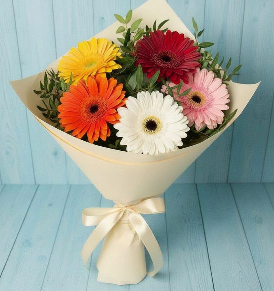 Букет цветов из: Герберы в Подтёсово