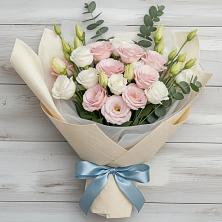 Букет цветов из:  Лизиантусы в Подтёсово
