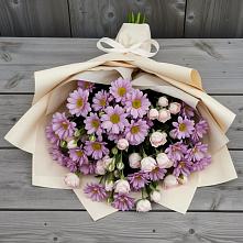 Букет цветов из:  Розы и Хризантемы #REPLACE_PRED# Подтёсово