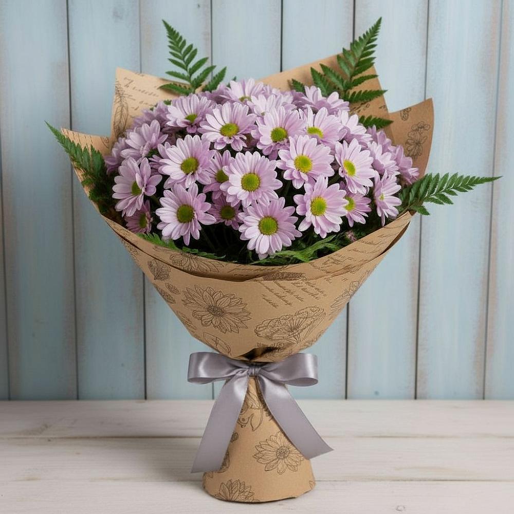 Букет цветов из: Хризантемы в Подтёсово