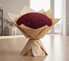 Букет 101 Красная роза в Подтёсово