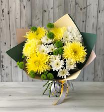 Букет цветов из:  Хризантемы #REPLACE_PRED# Подтёсово