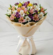 Букет цветов из:  Альстромерии в Подтёсово