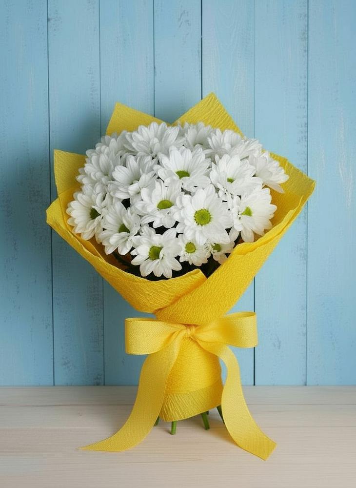 Букет цветов из: Хризантемы в Подтёсово