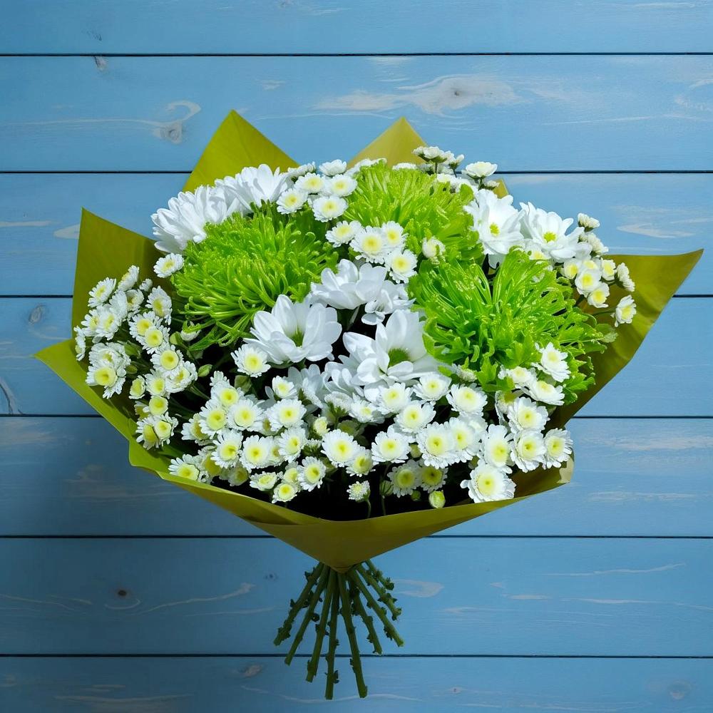 Букет цветов из: Хризантемы в Подтёсово