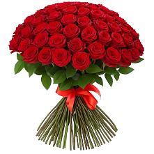 Букет Красные розы Блэк Меджик в Подтёсово
