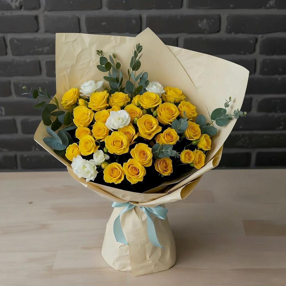 Букет цветов из: Розы в Подтёсово