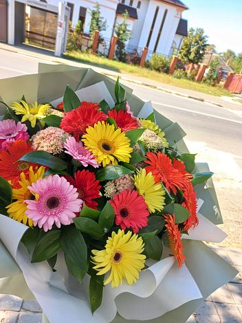 Букет цветов из: Герберы в Подтёсово