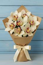 Букет цветов из:  Орхидеи и Розы в Подтёсово